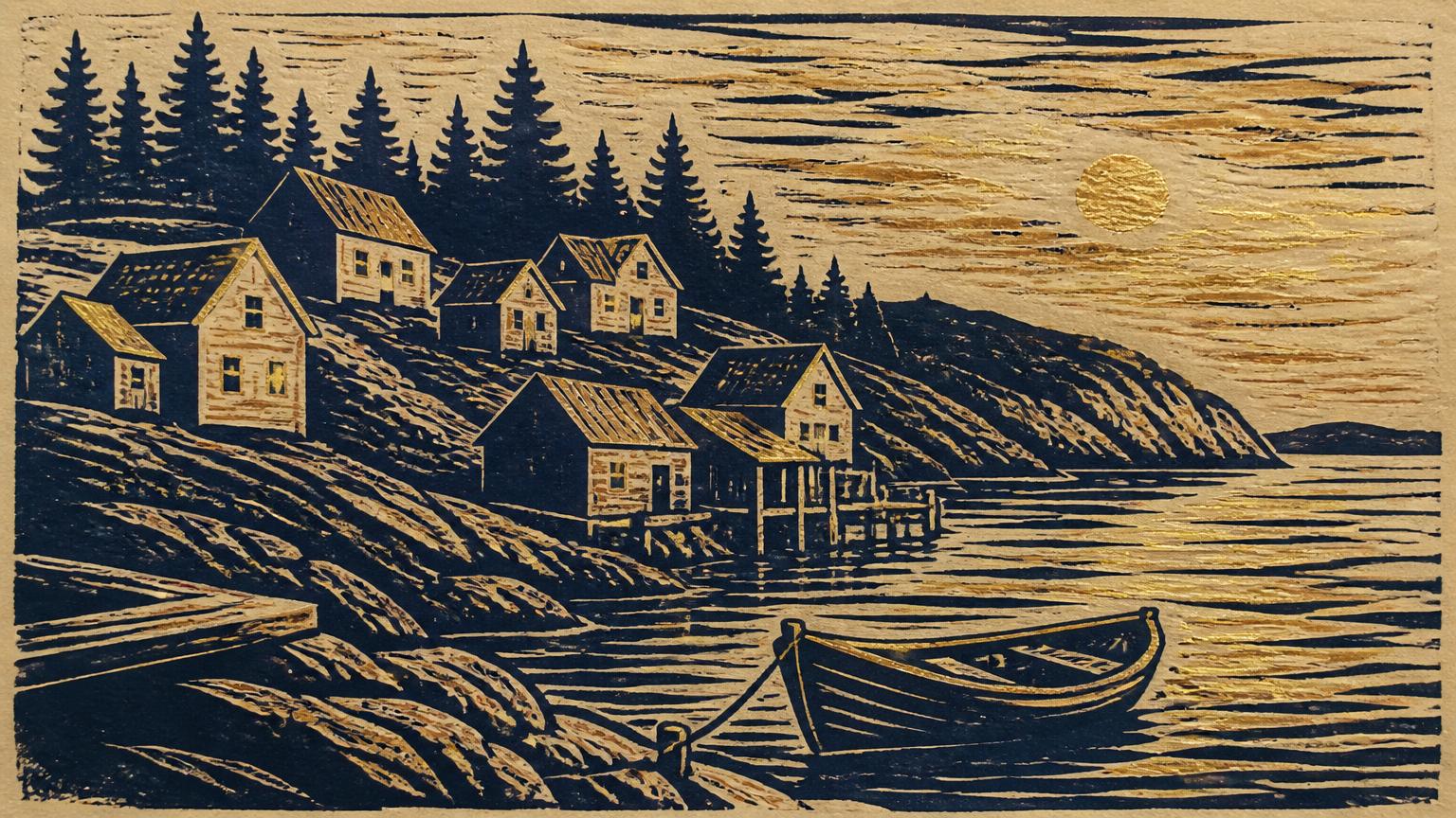 Illustration of Bay Roberts, Newfoundland